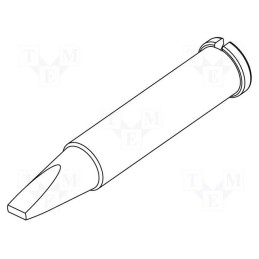 1 pcs x ERSA - 0102CDLF24/SB - Tip, chisel, 2.4mm, for soldering iron,for soldering station