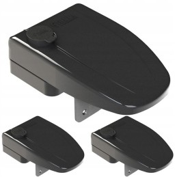 Safe door frame door protection, 3 pieces, black Fiamma in WA