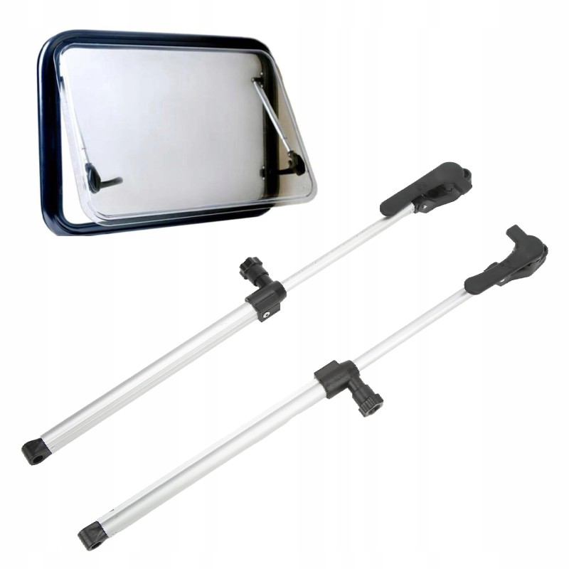 Support, lock, bracket for trailer window, 310mm