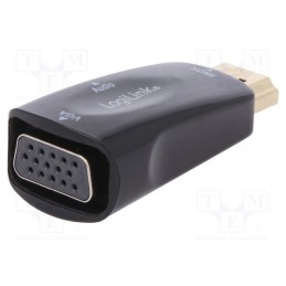 1 pcs x LOGILINK - CV0107 - Converter, HDCP 1.0,HDCP 1.1,HDCP 1.2,HDMI 1.3, black