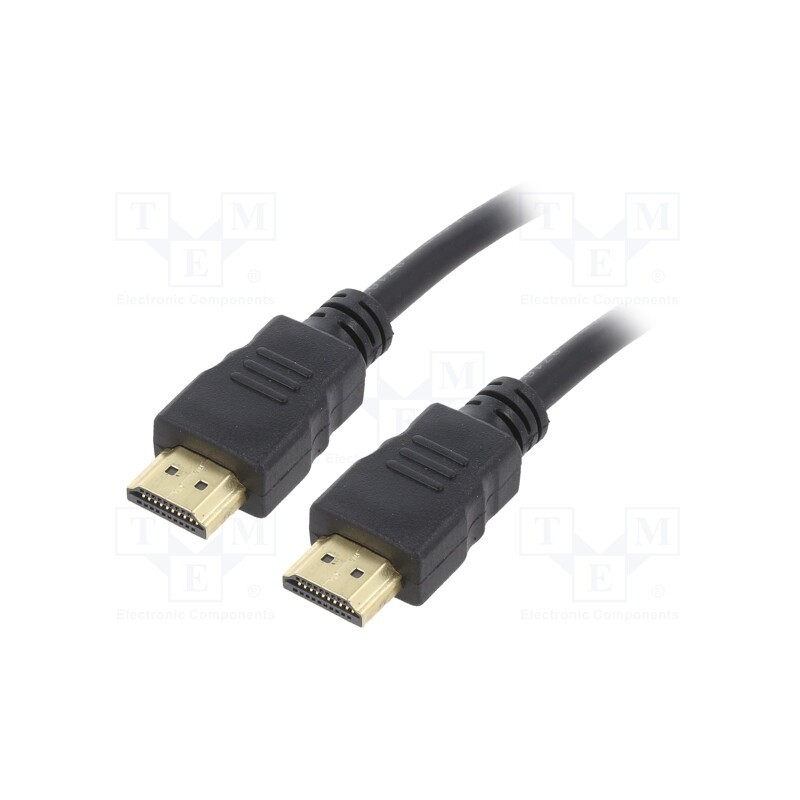 1 pcs x GEMBIRD - CC-HDMI4-15 - Cable, HDMI 2.0, HDMI plug,both sides, PVC, 4.5m, black, 30AWG
