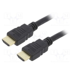 1 pcs x GEMBIRD - CC-HDMI4-10M - Cable, HDMI 1.4, HDMI plug,both sides, PVC, 10m, black, 28AWG