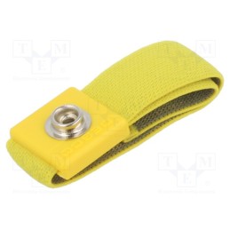 1 pcs x DESCO EUROPE - 229984 - Wristband, ESD, Features: antialergic, yellow