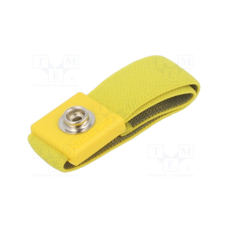 1 pcs x DESCO EUROPE - 229984 - Wristband, ESD, Features: antialergic, yellow