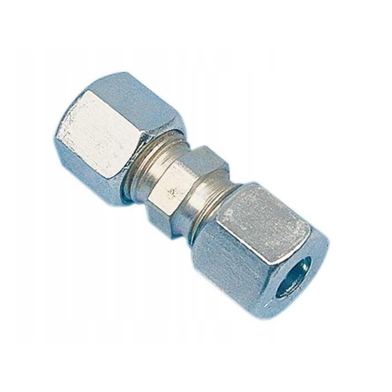 Gas pipe connector 8mm muff adapter