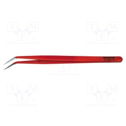 1 pcs x BERNSTEIN - 5-107-1 - Tweezers, 150mm, Blades: curved, Blade tip shape: sharp, universal