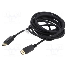1 pcs x Goobay - 64800 - Cable, DisplayPort 1.4, DisplayPort plug,both sides, 5m, black