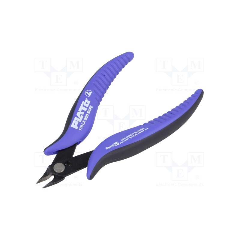 1 pcs x PLATO - 170LX - Pliers, side,cutting, ESD, 144mm, with side face