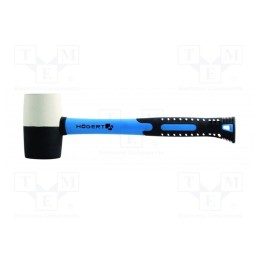 1 pcs x Hu00d6GERT TECHNIK - HT3B052 - Hammer, 680g, round, fiberglass, with a soft-face