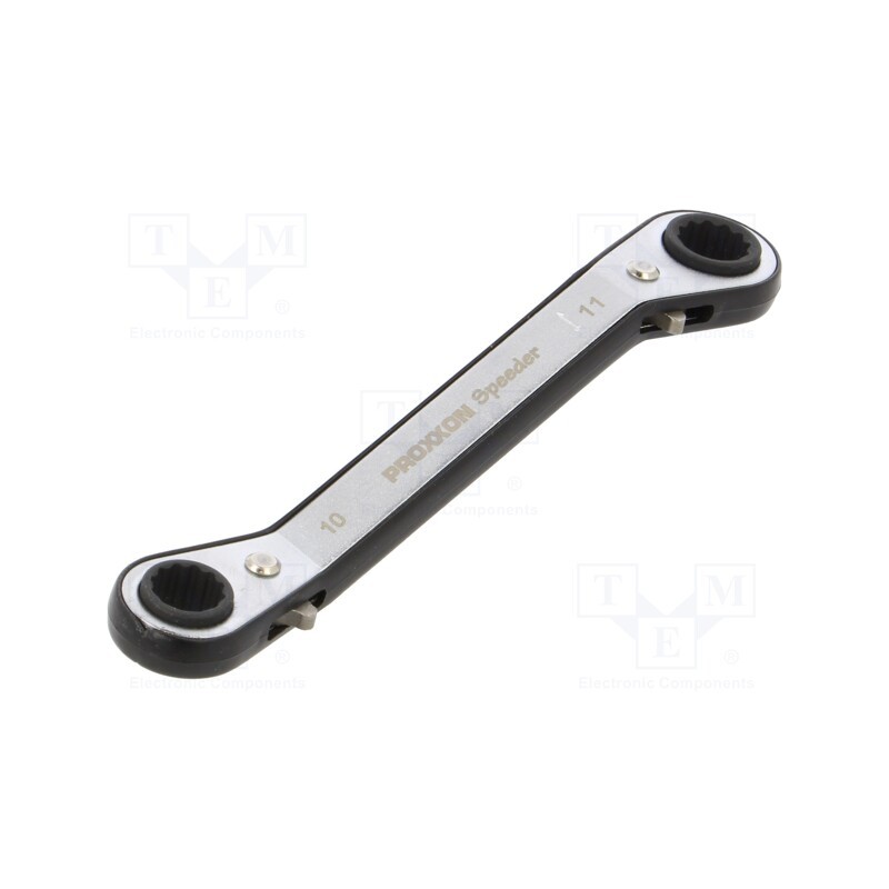 1 pcs x PROXXON - 23205 - Wrench, box,with ratchet, 10mm,11mm, Speeder