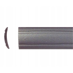 Filling the aluminum strip 12mm gray 20mb