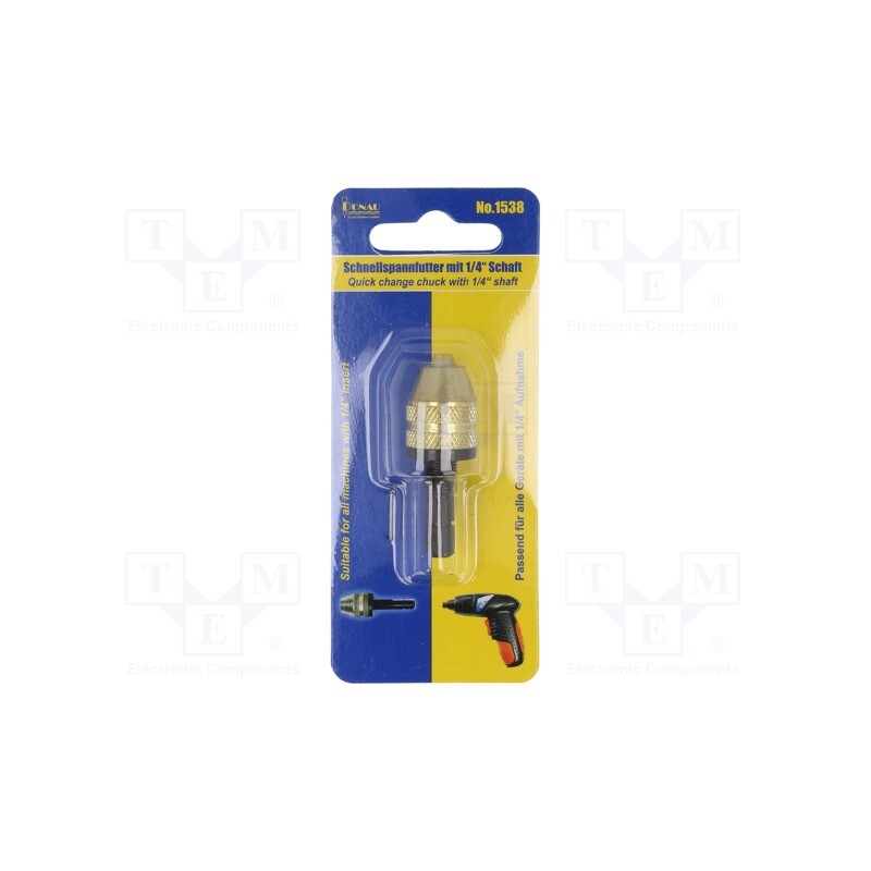 1 pcs x DONAU ELEKTRONIK - 1538 - Drill holder, 0.4÷3.5mm