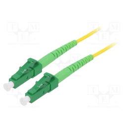 1 pcs x LOGILINK - FPSLC10 - Fiber patch cord, OS2, LC/APC,both sides, 10m, LSZH, yellow