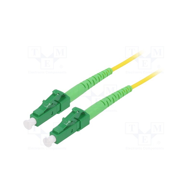1 pcs x LOGILINK - FPSLC10 - Fiber patch cord, OS2, LC/APC,both sides, 10m, LSZH, yellow