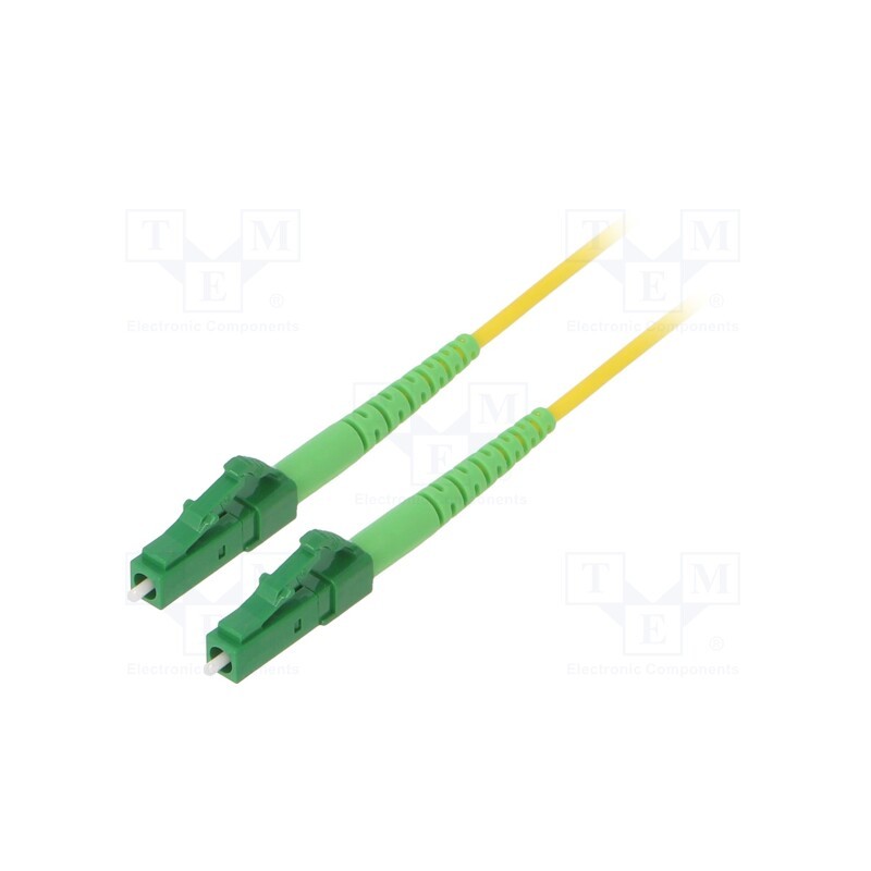 1 pcs x LOGILINK - FPSLC05 - Fiber patch cord, OS2, LC/APC,both sides, 5m, LSZH, yellow