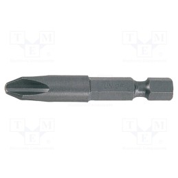 1 pcg x UNIOR - 602519 - Screwdriver bit, Phillips, PH1, Overall len: 50mm, 3pcs.