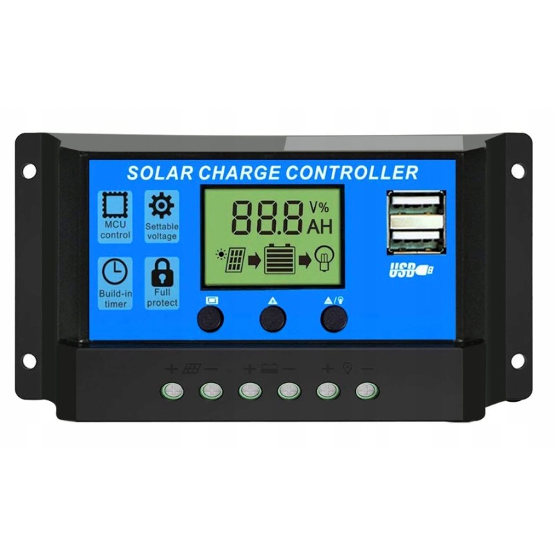 Solar charging controller 12v 24v regulator