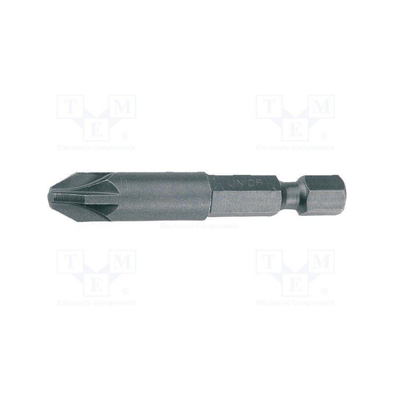 1 pcg x UNIOR - 602522 - Screwdriver bit, Pozidriv®, PZ1, Overall len: 50mm, 3pcs.