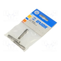 1 pcg x UNIOR - 602415 - Screwdriver bit, slot, 6,5x1,2mm, Overall len: 41mm, 3pcs.