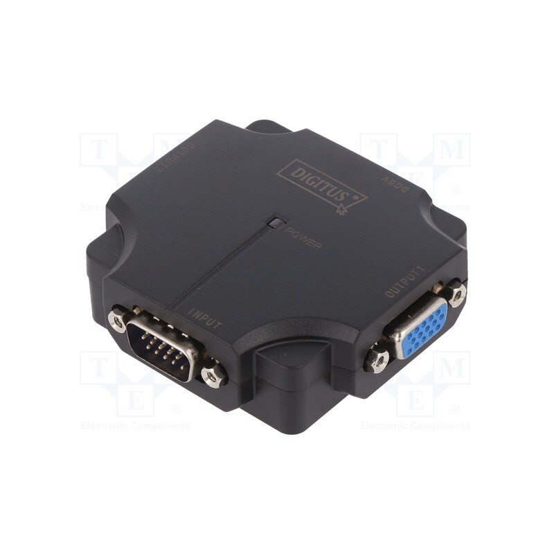1 pcs x DIGITUS - DS-41120-1 - Device: VGA splitter, Kit: splitter, Input: D-Sub 15pin HD plug