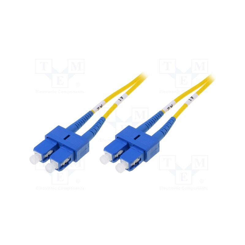 1 pcs x DIGITUS - DK-2922-05 - Fiber patch cord, OS2, SC/UPC,both sides, 5m, LSZH, yellow