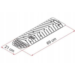 Anti-slip cover for level up plate wedges