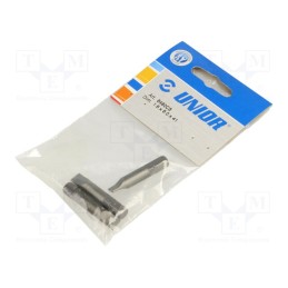 1 pcg x UNIOR - 602417 - Screwdriver bit, slot, 8,0x1,6mm, Overall len: 41mm, 3pcs.
