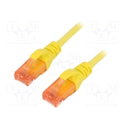 1 pcs x DIGITUS - DK-1617-100/Y - Patch cord, U/UTP, 6, stranded, Cu, LSZH, yellow, 10m, 26AWG