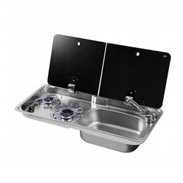 Gas hob with sink can fl1765 built-in