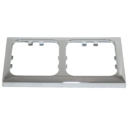 Double angular haba chrome frame for a camper