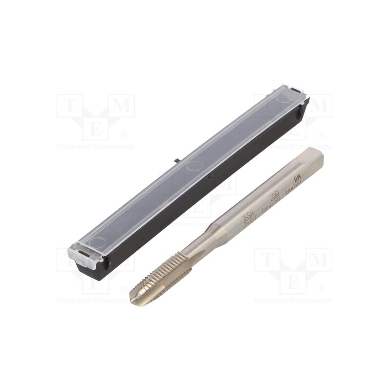 1 pcs x Vu00d6LKEL - 37542 - Tap, high speed steel cobalt HSS-E, M8, 1.25, 90mm, 6,2mm, ISO2/6H