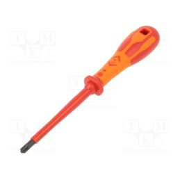 1 pcs x C.K - T49145-2 - Screwdriver, insulated, MOD, 2, Blade length: 100mm, 1kVAC