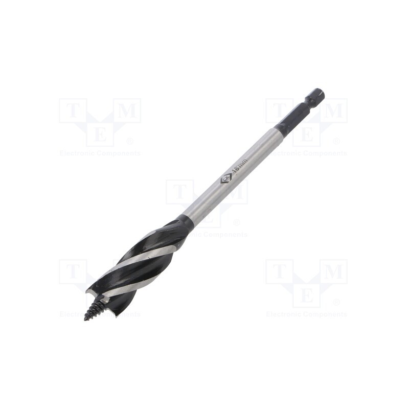 1 pcs x C.K - T2943-16 - Drill bit, for wood, Ø: 16mm, L: 160mm, Working part len: 110mm