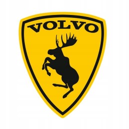 Volvo sticker, yellow, crazy los, 30 cm