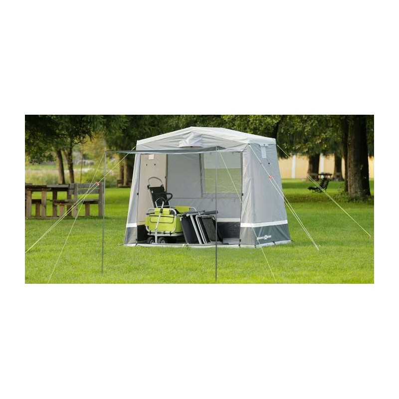 Garage storage plus brunner tent