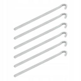 Tent pegs 22 cm solid rock pegs