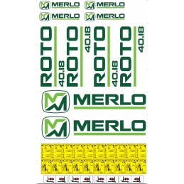 Merlo Roto charger sticker 40 18 66x26cm 1 set