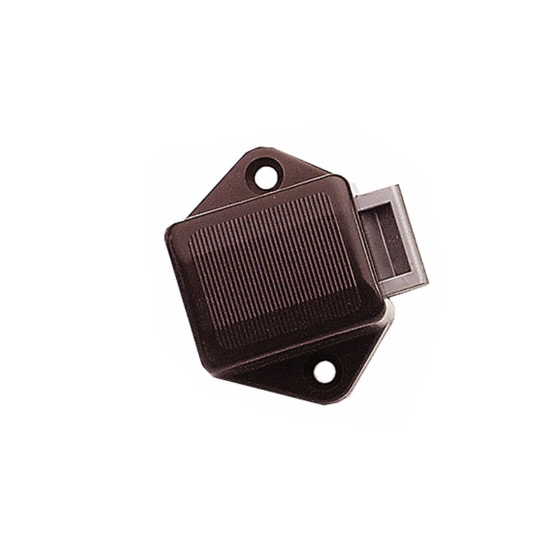 Mini brown push lock furniture lock