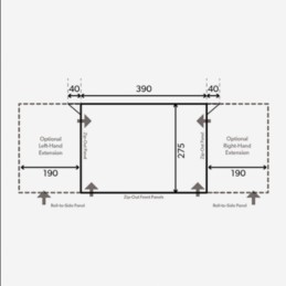 Dometic club air pro 390 l vestibule