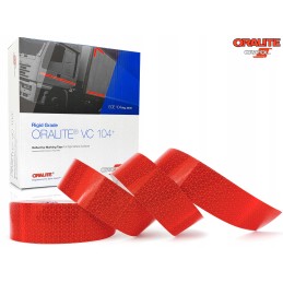 Red oralite reflexite reflective tape