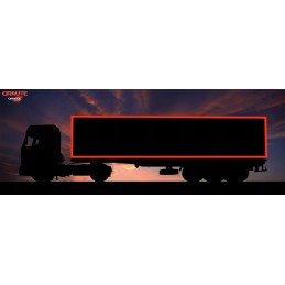 Red oralite reflexite reflective tape