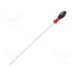 1 pcs x WIHA - 696 - Screwdriver, slot, 4,0x0,8mm, SoftFinish®, Blade length: 300mm