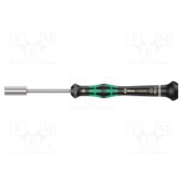 1 pcs x WERA - 5118126001 - Screwdriver, 6-angles socket, precision, Kraftform Micro