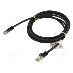 1 pcs x Goobay - 61095 - Patch cord, S/FTP, Cat 8.1, stranded, Cu, LSZH, black, 3m, 26AWG
