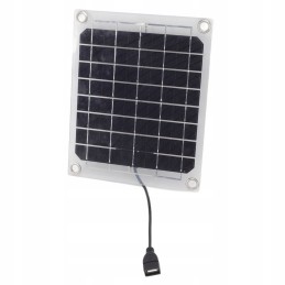 Solar panel 10w USB output transparent