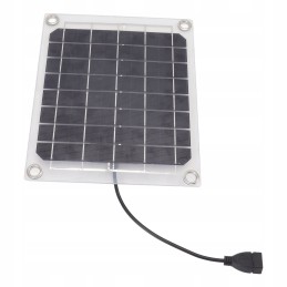 Solar panel 10w USB output transparent