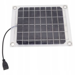 Solar panel 10w USB output transparent