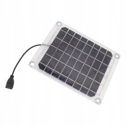 Solar panel 10w USB output transparent