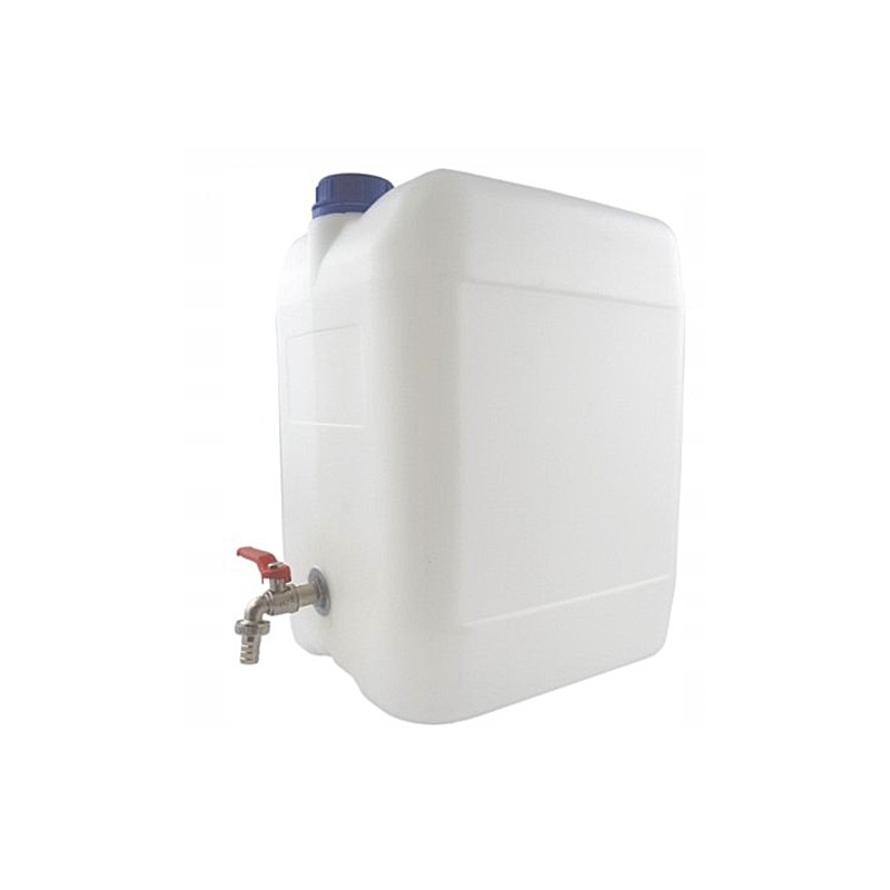 Tap 20l canister water container with metal v