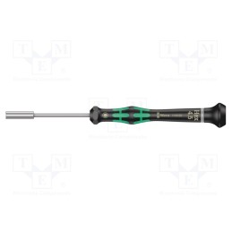 1 pcs x WERA - 5118122001 - Screwdriver, 6-angles socket, precision, Kraftform Micro